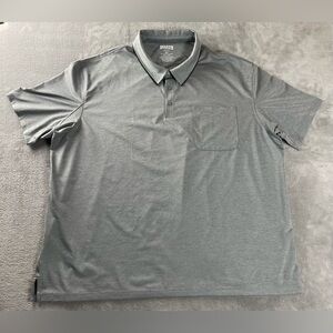 Duluth Pocket Polo Shirt Men’s 3XL XXXL Gray Relaxed Fit Short Sleeve Pullover